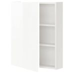 Banyo Duvar Dolabı, Beyaz-Parlak Cila Beyaz, 60X15X75 Cm, 1 Kapaklı
