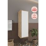 Banyo Gül 120 Cm Beyaz %100 Mdf Banyo Boy Dolabı