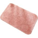 Banyo Halı Zemin Bathmat Kaymaz Paspas Banyo Kilim Bej Sarı - Pembe