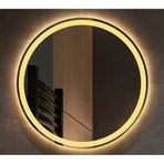 Banyo Lavabo Aynası Ledli Yuvarlak 70 CM Ayna