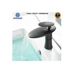 Banyo Lavabo Bataryası Şelale Mat Siyah Modeli Yeni Tasarım Ürünü 7 Yıl Garantili