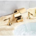 Banyo Lavabo Küvet Jakuzi Bataryası Ankastre Gold Altın Dore Yeni Şelale 7 Yıl Garantili