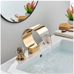 Banyo Lavabo Küvet Jakuzi Bataryası Ankastre Gold Altın Dore Yeni Şelale