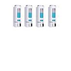 Banyo Mutfak Lavabo Sabunluk Manuel Şampuan Sıvı Tutucu 400Ml x 4 = 1600 Ml ( 4 Adet Sabunluk ) M-52
