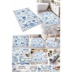 Banyo Önü Paspası 80 Cm X 300 Cm En Kaymaz Tabanlı Yumuşak Dokulu Su Emici Banyo Halısı