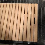 Banyo Paspası Tik Ağacı Banyo Kaymaz Mat, Taşınabilir Saplı Duş Banyo Matı, Spa Ev Havuzu Iç Mekan Dış Mekan Için Su Geçirmez Küvet Sauna Matı(30x70cm(11 3/4"x27 1/2"))