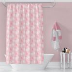 Banyo Perdesi 1X100X200 Tek Kanat Duş Perdesi Halka Hediyeli Duşakabin Perdesi 2881