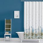 Banyo Perdesi 1x180x200 Tek Kanat Duş Perdesi Halka Hediyeli 2558