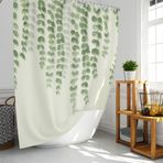Banyo Perdesi 1x180x200 Tek Kanat Duş Perdesi Halka Hediyeli Duşakabin Perdesi Ivy