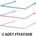 Banyo Perdesi Borusu Köşeli ( 1 Adet Fiyatıdır)
