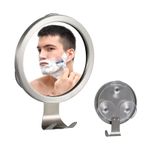 Banyo Sissiz Ayna Duş Tıraş Aynası Vantuzlu Duvara Montaj Jilet Kancalı