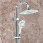 Banyo Tepe Duş Başlığı Beyaz Tepe Duş Başlık - Çok Renkli
