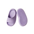 Banyo Terlikleri Sevimli Moda Çocuk Terlik Banyo Ev Erkek Ve Kız Yaz Bebek Kapalı Ve Açık Süper Yumuşak Alt Sandalet İç ve Dış Mekan(Purple,190)