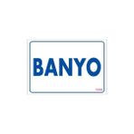 Banyo Uyarı Levhası 17,5x25 Kod1688