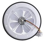 Banyo Wc Havalandirma Aspiratoru Fani Aksiyel Baca Kirli Hava Kotu Koku Fan Metal Vantilator 160 Mm