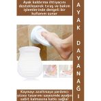 #Banyoaksesuar Yaşlı Sağlık Sorunu Tıraş Bakımı Kaydırmaz Pedallı Dayanıklı Şık Duş Ayak Dayanağı