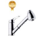Banyonatural Pirinç Gövde Spiralli Berber Aç Kapa Lavabo Bataryası