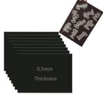 BAOFALI 10 adet/takım 6x5 inç levhalar kauçuk yumuşak mıknatıs levha Metal kesme kalıpları depolama Orangize el sanatları aracı Scrapbooking sanat ve el sanatları esnek yerleştirme paspaslar (kalınlık