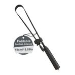 BAOFENG UV-5R Katlanabilir Taktik Anten GMRS İki Yönlü Telsiz 48cm/18.8inç Dual Band VHF UHF SMA-Dişi Uzun Menzilli Taşınabilir BF-F8HP UV-82HP DM-1701 ile Uyumlu (1 paket)