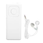 BAOK Küçük MP3 Çalar, Kayıpsız Ses Mini Müzik Çalar Desteği 64G Hafıza Kartı İş Için Seyahat Için Uzun Ömürlü (Beyaz)