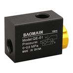 Baomain Pnömatik Tek Yönlü Hızlı Egzoz Valfi QE-01 1/8PT Giriş Portu