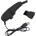 Baosity Mini Masa Tozu Sweeper Toz Toplayıcı Fırça Araba Pc Kamera Için Pet Kıllar Gökyüzü Mavi (Yurt Dışından) - Siyah