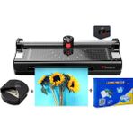 Baove OCW280 A4 Laminasyon Makinesi ve Siyah Kağıt Kesme Makinesi