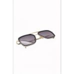 Bappir Tony Model Metal Çerçeve Unisex Güneş Gözlüğü UV400 Filtre Korumalı - Desenli