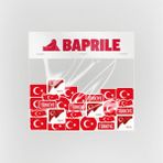 Baprile Ay Yıldız Türkiye Sticker Paketi 26 Parça Kaliteli Su Geçirmez Bayrak Etiket Seti - 1 x 5 cm - Renkli