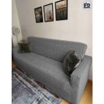 BAQDO Düz Jakarlı 3 Kişilik Kuyugri Kanepe Örtüsü | Lastikli Koltuk Örtüsü |çekyat Örtüsü| koltuk kılıfı - 180 x 230 cm