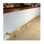 Bar Ayak Rayı,Ticari Restoran Bar için Paslanmaz Çelik Ayak Rayı,1-5M Ağır Hizmet Tipi Ev Mutfak Ada Bacak Ayaklık Direği (4.4M/14.44FT)