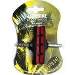 Baradine Fren Pabucu MTB-947 Kutulu Siyah-Kırmızı