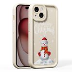 BARALARIQIU iPhone 11 Pro için Noel Kılıfı, Kadınlar, Kızlar için, Silikon, İnce, Yumuşak TPU Tampon Kaplama, Sevimli, Şeffaf Noel Kar Taneleri Serisi, Koruyucu Kılıf, Antik Beyaz