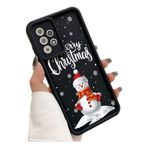 BARALARIQIU Samsung S24 Ultra için Noel Kılıfı, Kadınlar, Kızlar için, Silikon, İnce, Yumuşak TPU Tampon Kaplama, Sevimli, Şeffaf Noel Kar Taneleri Serisi, Koruyucu Kılıf, Siyah