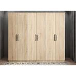 Baramolife GABE4 Eko Bar 6 Kapaklı Meşe 270 cm Gardrop