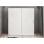 Baramolife GRLE1 Eko Life Sürgülü Beyaz 208 cm Gardrop