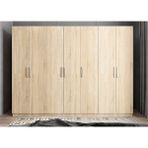 Baramolife GYE4 Eko Yedi Kapaklı Meşe 315 cm Gardrop