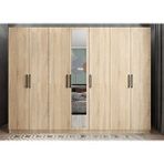 Baramolife GYL5 Life Yedi Kapaklı Meşe 245 cm Gardrop