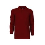 Baran Işık 2 İp Polo Yaka Sweatshırt MELAJ GRİ 4XL