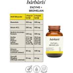 Barbaris Enzyme+Bromelaın 60 Capsules - Aromasız