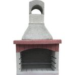 Barbekü Özkoca Mangal Barbekü 80 Lik Aydos Model - Gri - Kırmızı