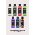 Barber Marmara Kolonya 7'li Set Pet şişe 400 ML NO: 1-2-3-4-5-6-7