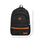 barberri Su Geçirmez Cordura Kumaş Punterez Dikişli Laptop ve Suluk Bölmeli Günlük ve Okul Sırt Çantası