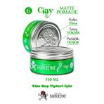 Barbertime Clay Matte Pomade 06 Saç Şekillendirici Wax 150ml