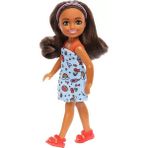 Barbie Aksesuarlı Chelsea Bebekler HXM97 Renkli Desenli Kız Çocuk Model Bebek - Pembe