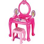 Barbie Ayaklı Makyaj Masası ve Sandalye Seti