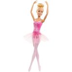 Barbie Balerin Sarışın Bebek Pembe Mor Lila Klasik Bale Kıyafeti ve Çıkarılabilir Tütü