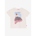 Barbie Baskılı Ekru Kız Çocuk T-Shirt BRB5SG-TST6018