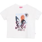 Barbie Baskılı Ekru Kız Çocuk T-Shirt BRB6SG-TST6424