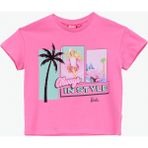 Barbie Baskılı Fuşya Kız Çocuk T-Shirt BRB6SG-TST6406